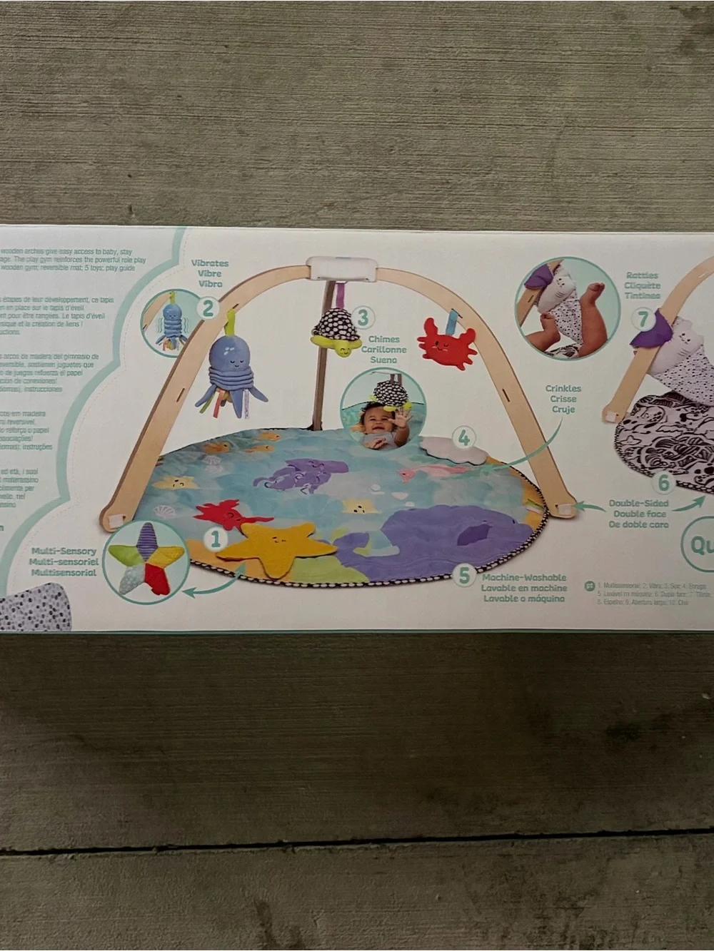 Melissa & Doug Ocean Easy-Fold Play Gym
